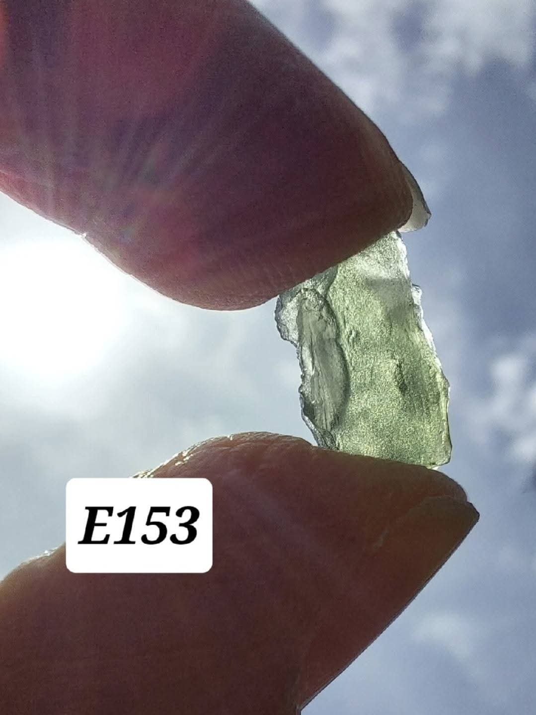Moldavite Piece, 0.56g, Tektite (Ref: E153)