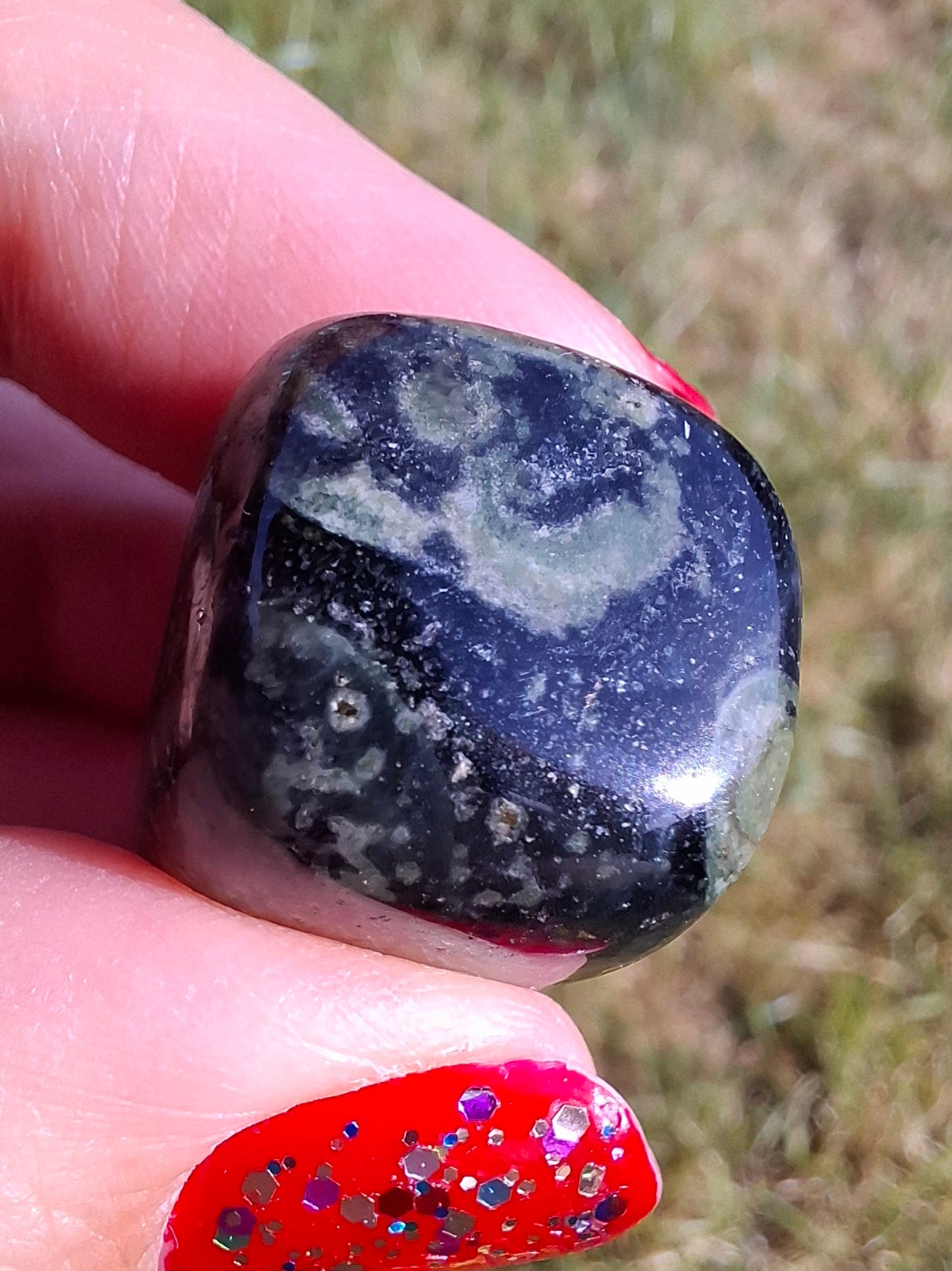 Kambaba Jasper, Tumble Stone, Crystal (Ref: T161)