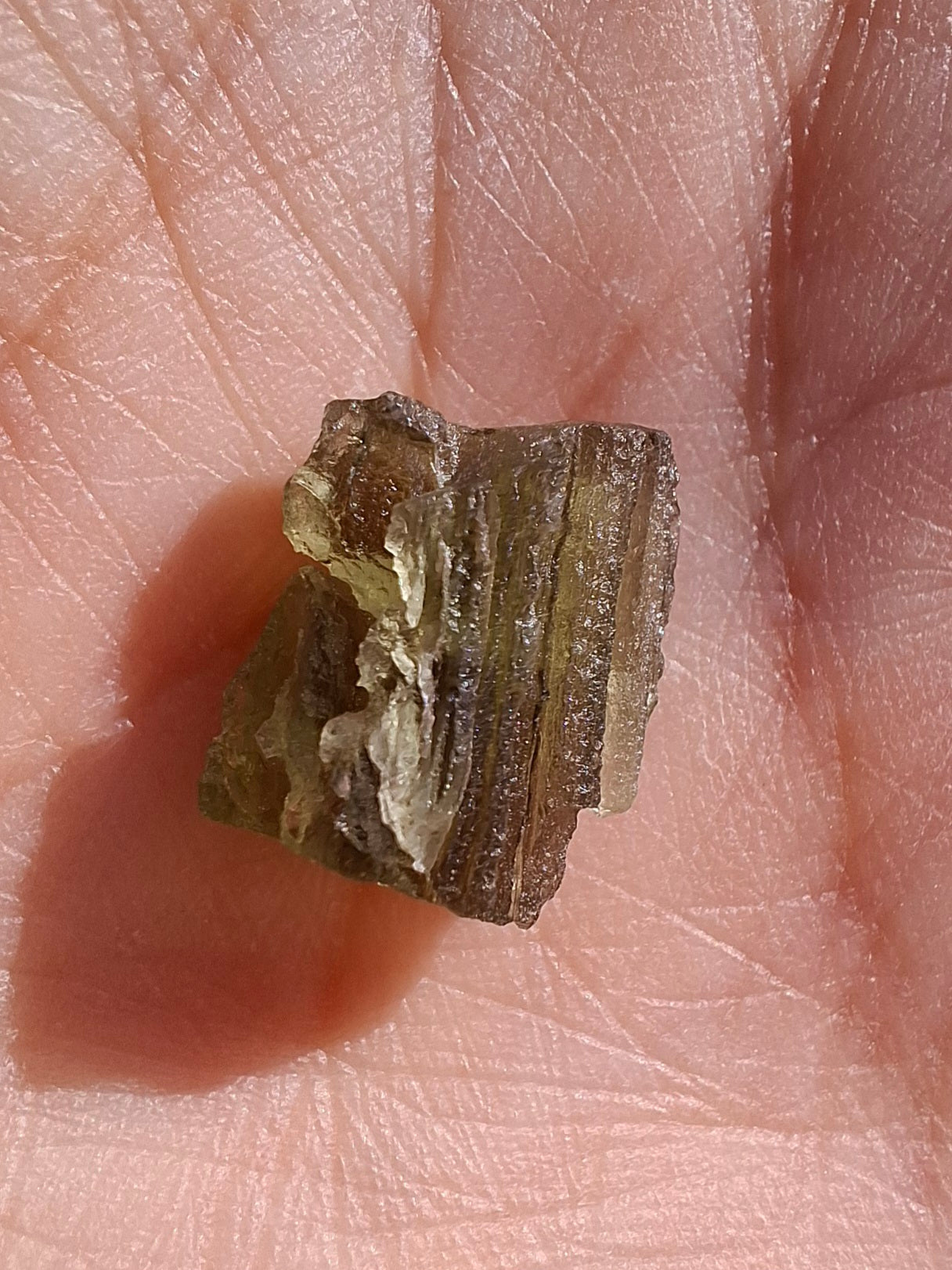 Moldavite Piece, 1.00g, Tektite (Ref: 1442)