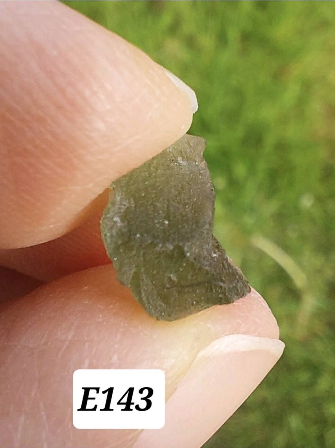 Moldavite Piece, 0.58g, Tektite (Ref: E143)