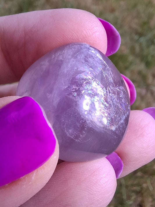 Fluorite, Tumble Stone, Crystal (Ref: T59)