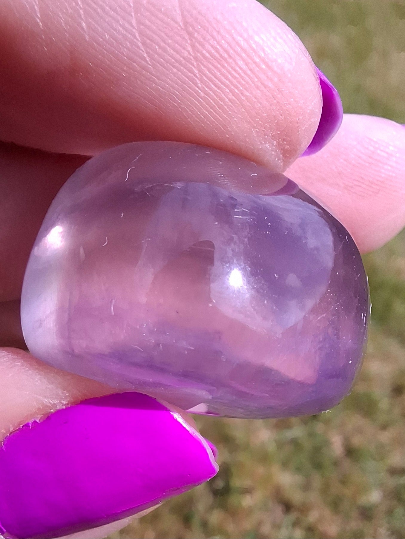 Fluorite, Tumble Stone, Crystal (Ref: T52)