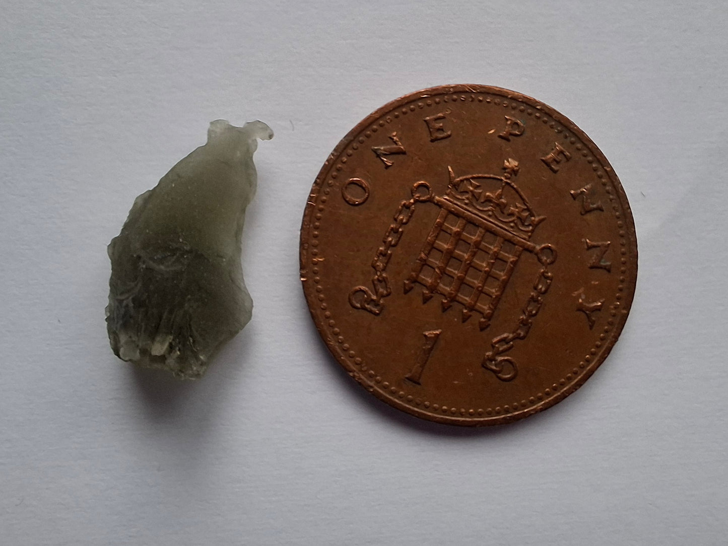 Moldavite Piece, 0.63g, Tektite (Ref: 1447)