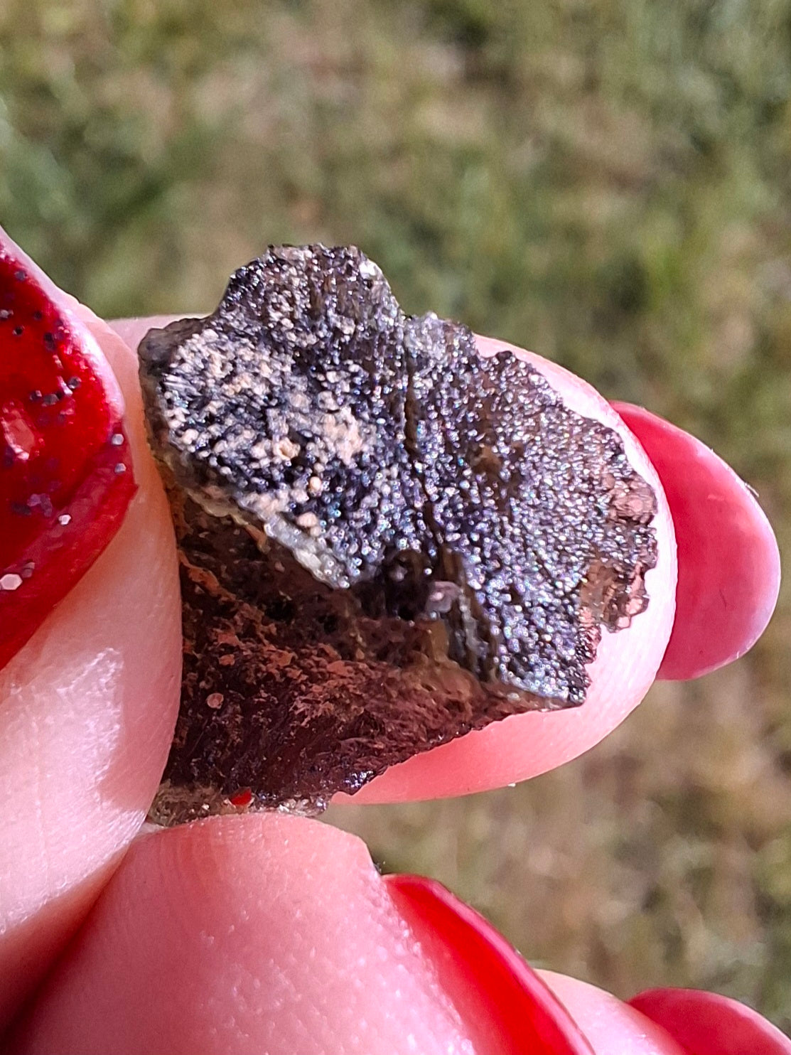 Moldavite Piece, 2.38g, Tektite (Ref: 1466)