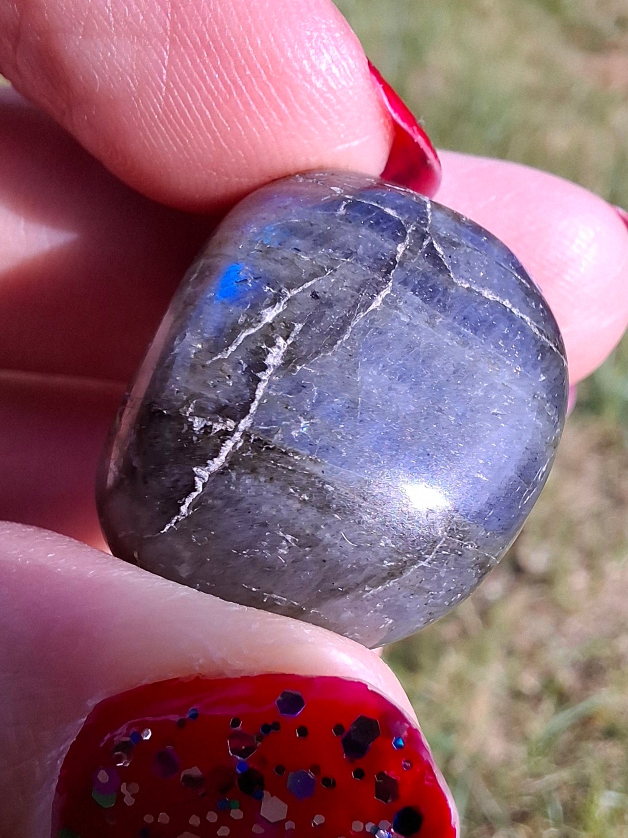 Labradorite, Tumble Stone, Crystal (Ref: T209)