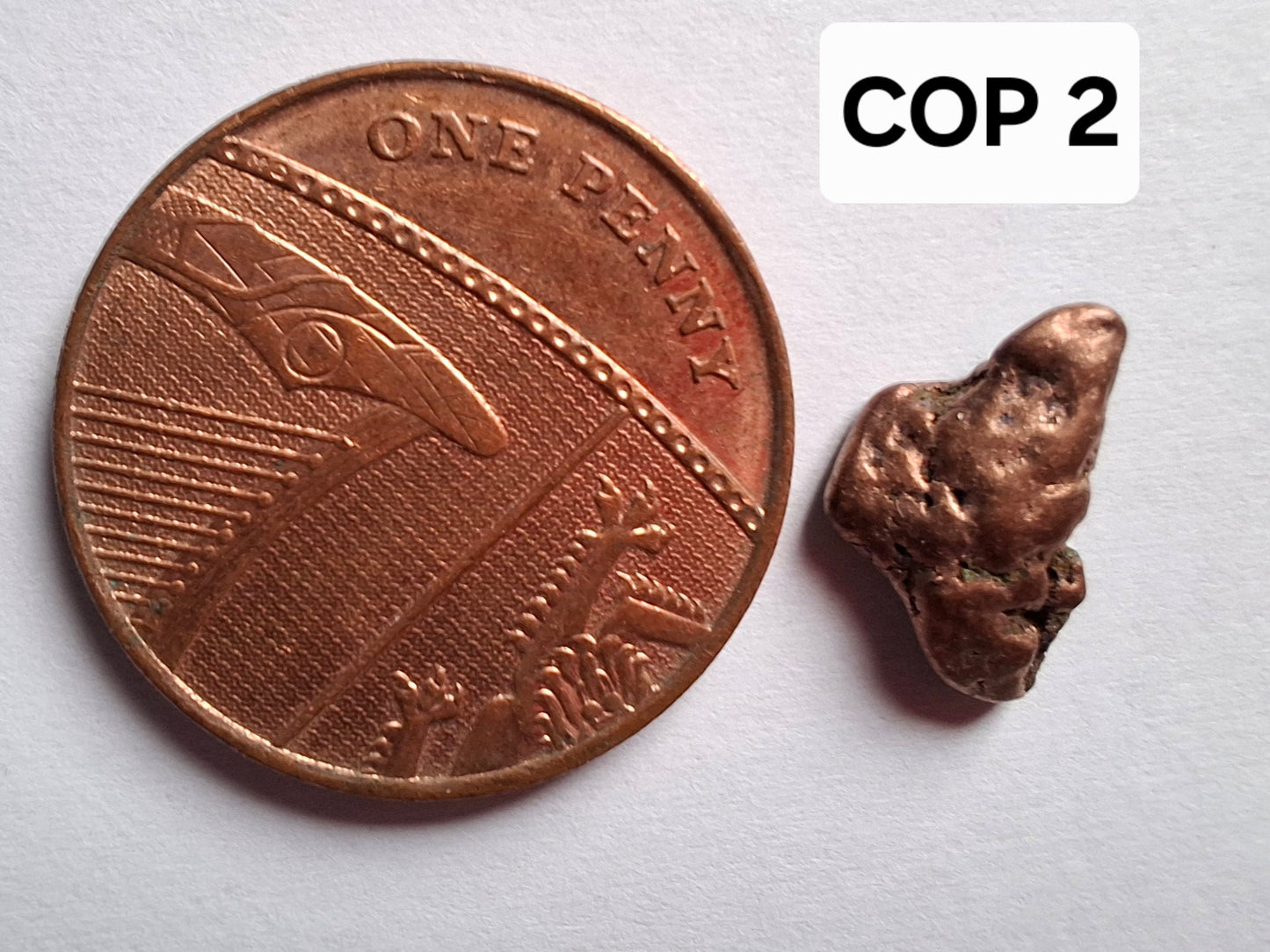 Native Copper Nugget, 0.76g, (Ref: COP2)