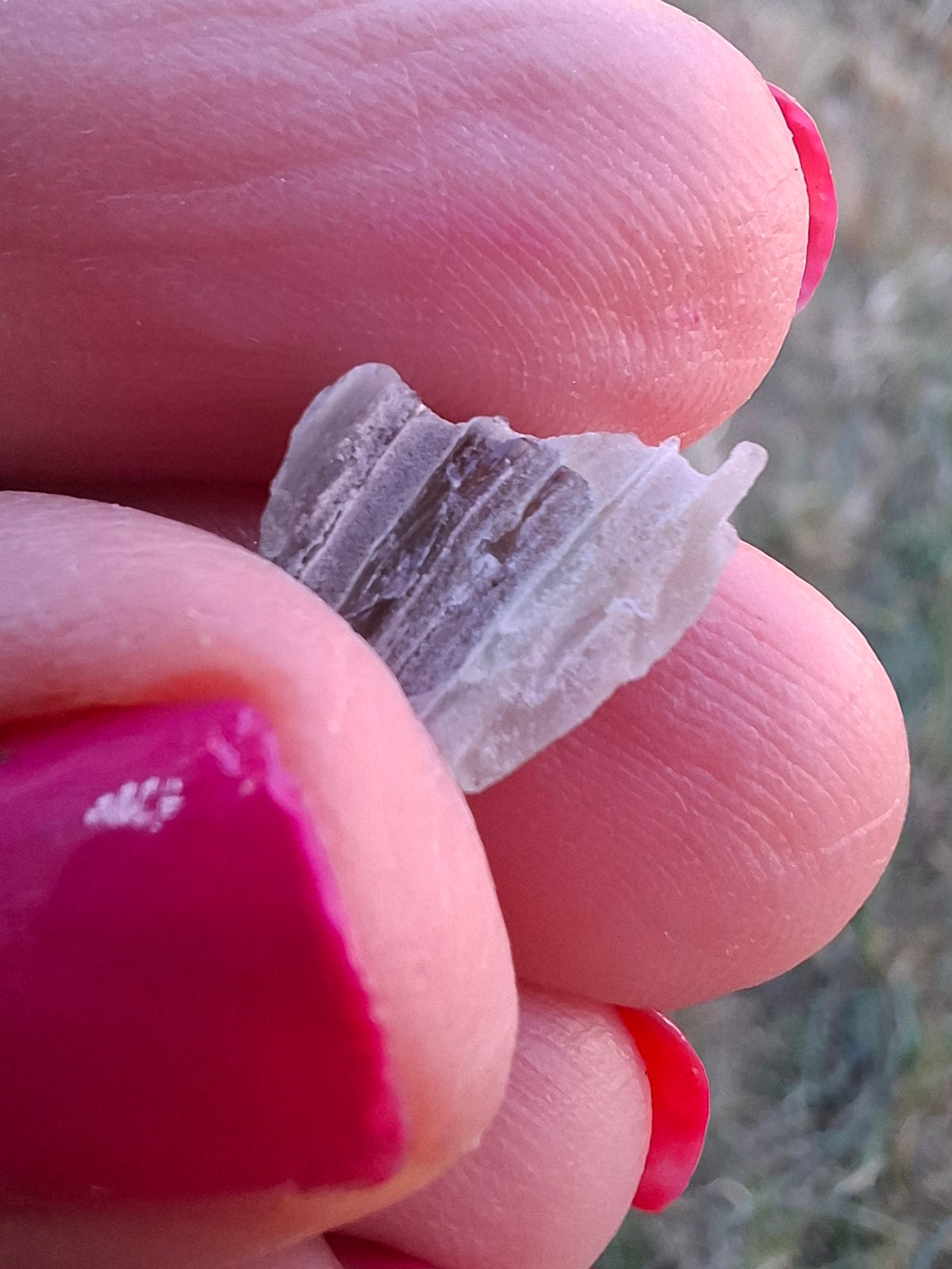 Moldavite Piece, SNOWFLAKE, FROSTED, BRUSNA, 0.28g, Tektite (Ref: 1504)
