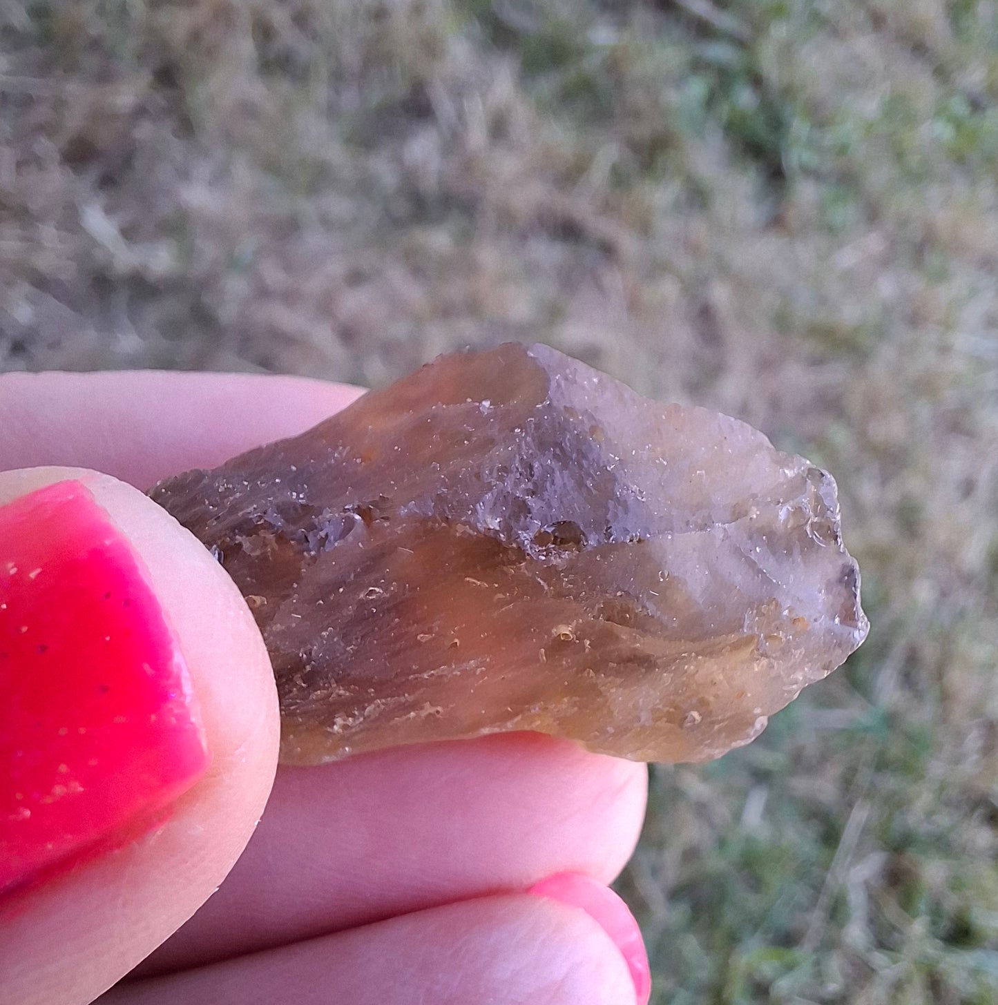 Libyan Desert Glass (darker) Piece, 11.69g, Tektite (Ref: L1366)