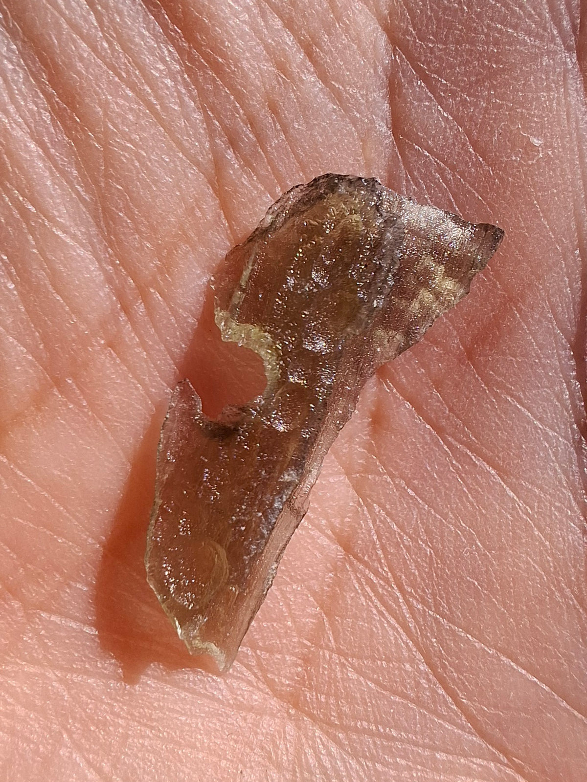Moldavite Piece, 0.46g, Tektite (Ref: 1521)
