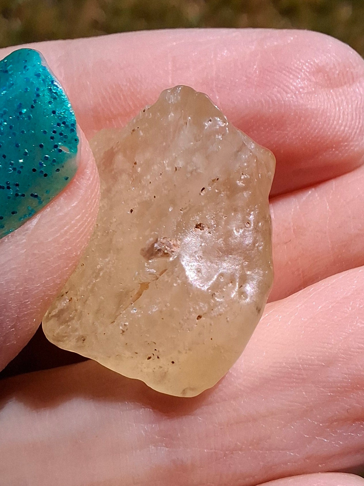 Libyan Desert Glass Piece, 4.29g, Tektite