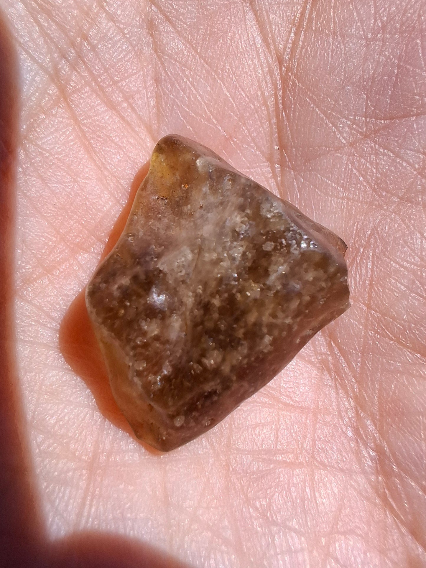 Libyan Desert Glass (darker) Piece, 3.40g, Tektite (Ref: L1362)
