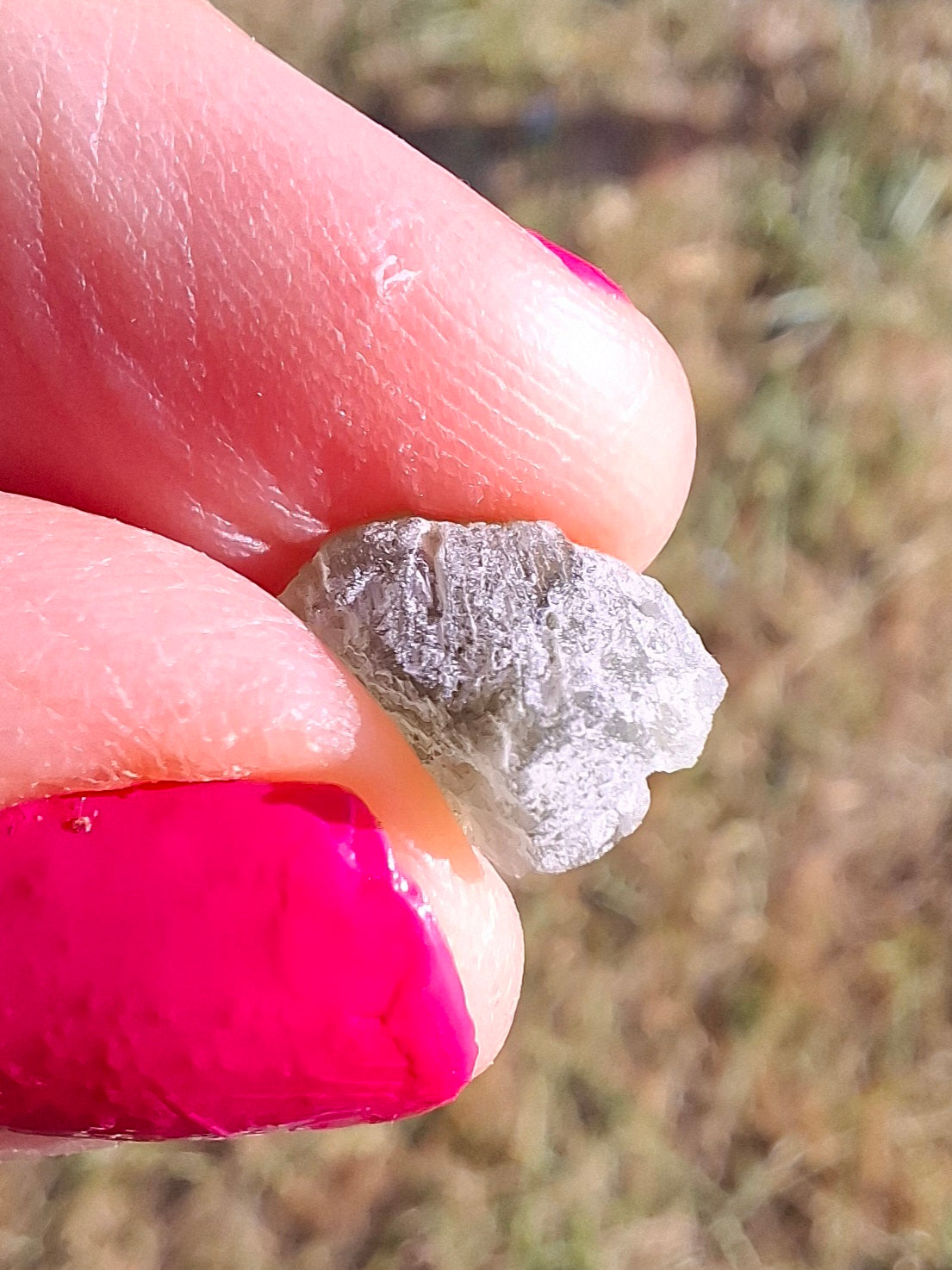 Moldavite Piece, SNOWFLAKE, FROSTED, BRUSNA, 0.69g, Tektite (Ref: 1503)