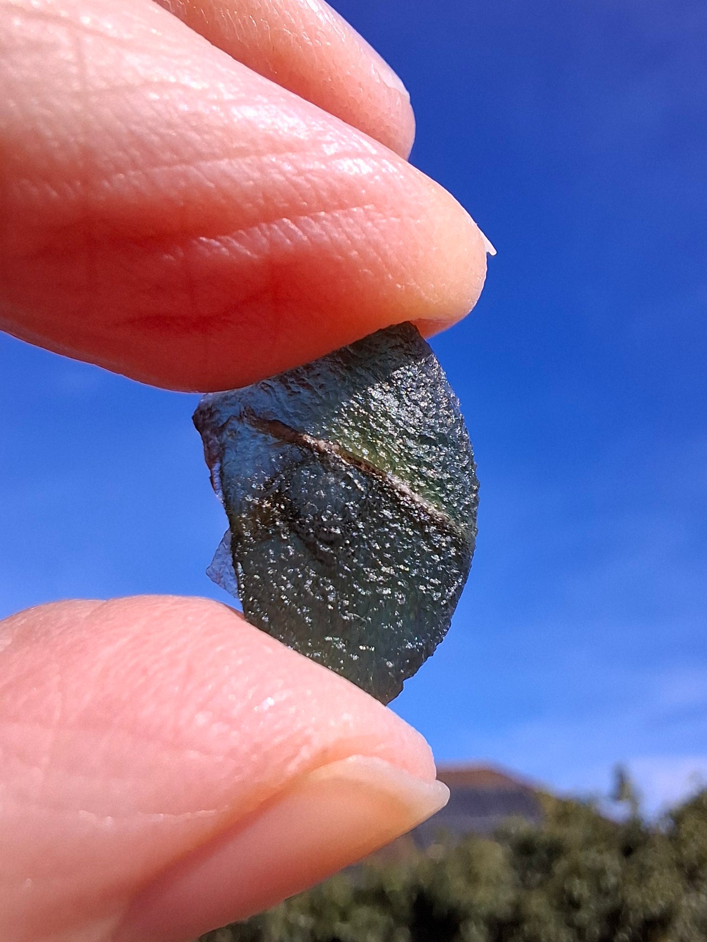 Moldavite Piece, 1.13g, Tektite (Ref: 1335)