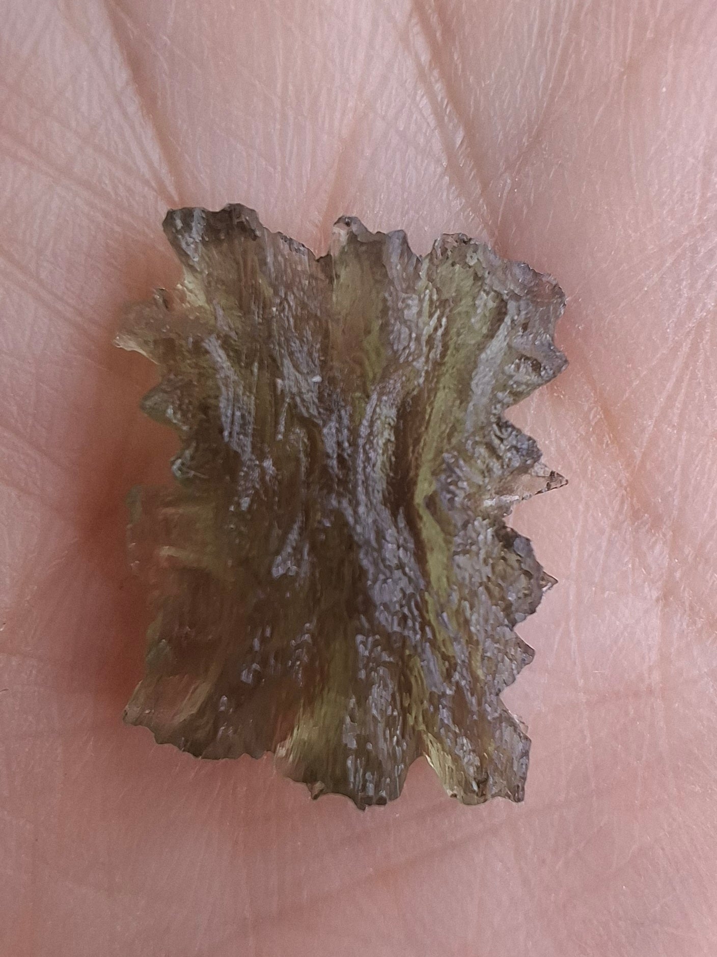 Moldavite Piece, JEZKOVNA BESEDNICE, 1.52g, Tektite (Ref: 1287)