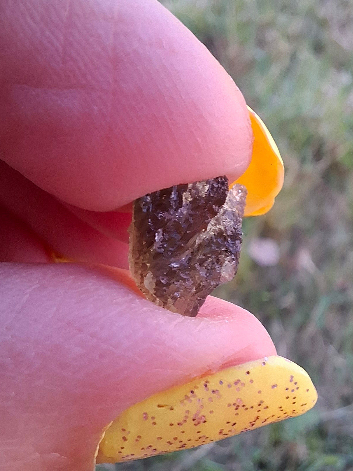 Moldavite small Piece, 0.41g, Tektite (Ref: 1482)