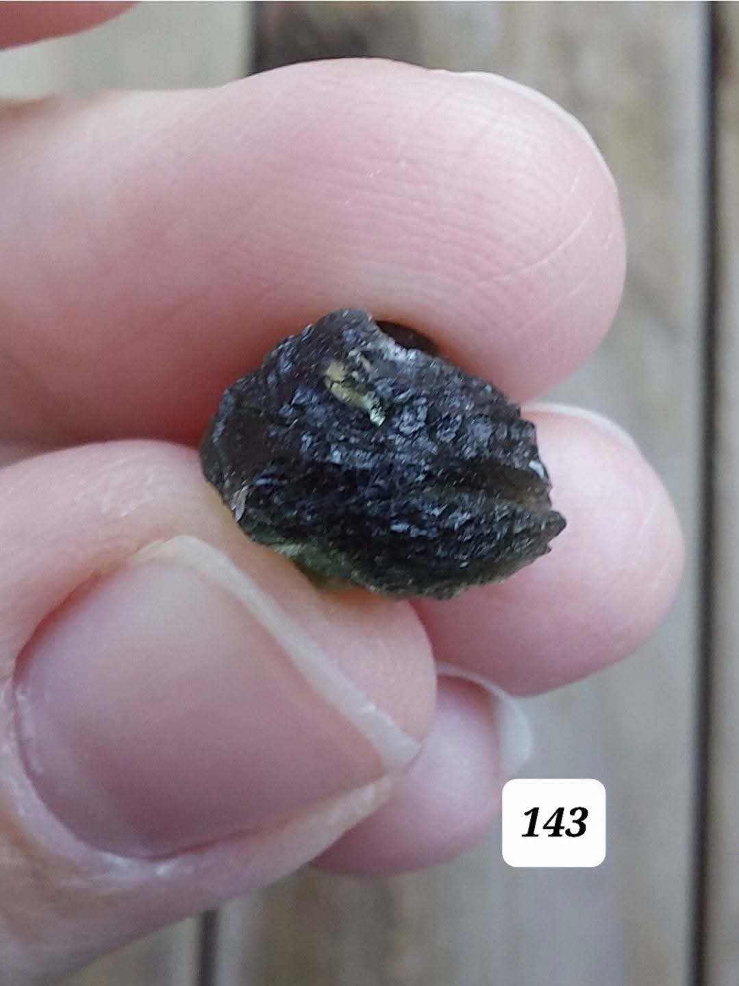 Moldavite Piece, CHLUM, 1.50g, Tektite (Ref: 143)