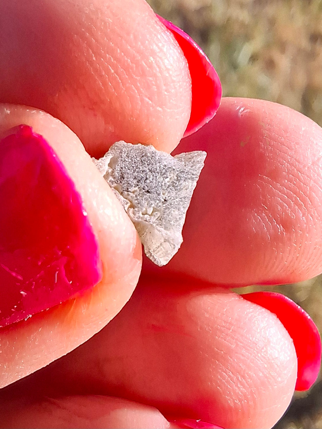 Moldavite Piece, SNOWFLAKE, FROSTED, BRUSNA, 0.36g, Tektite (Ref: 1506)