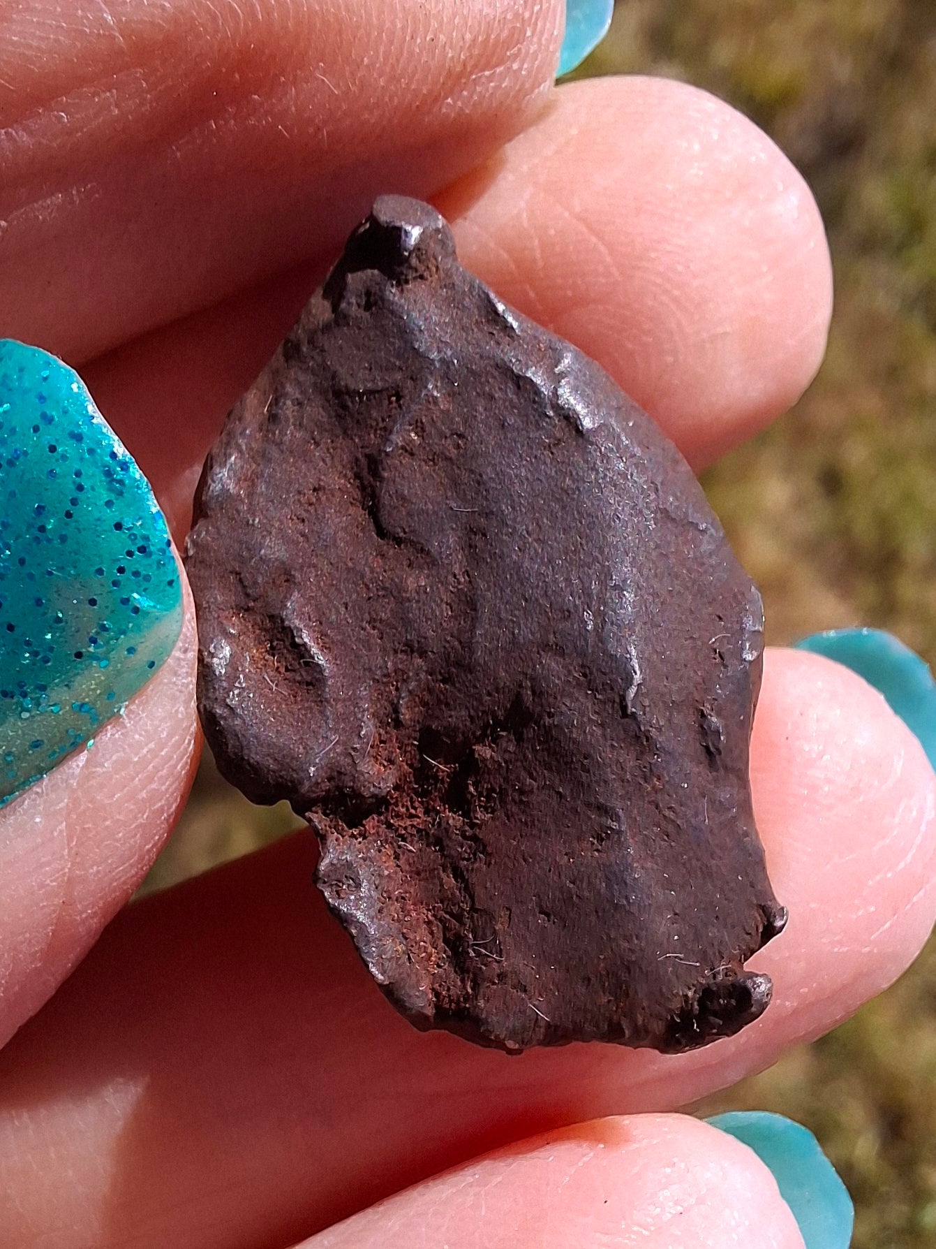 Gebel Kamil Iron Meteorite, 13.55g (Ref: K41)