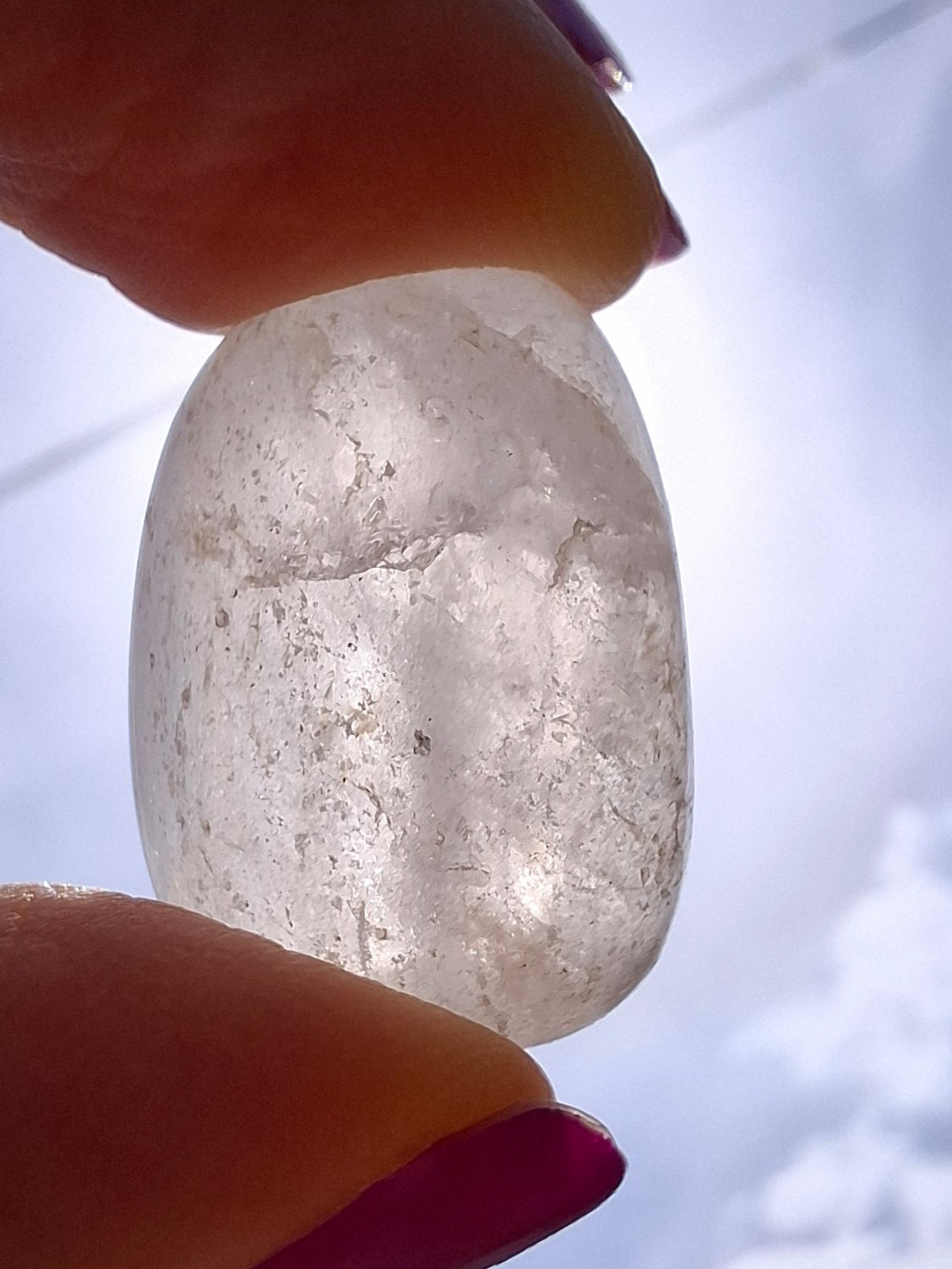 Clear Quartz, Tumble Stone, Crystal (Ref: T33)