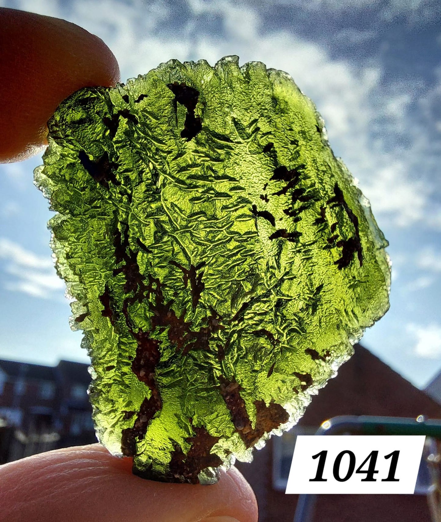 Moldavite Piece, NOVA HOSPODA, 18.15g, Tektite (Ref: 1041)