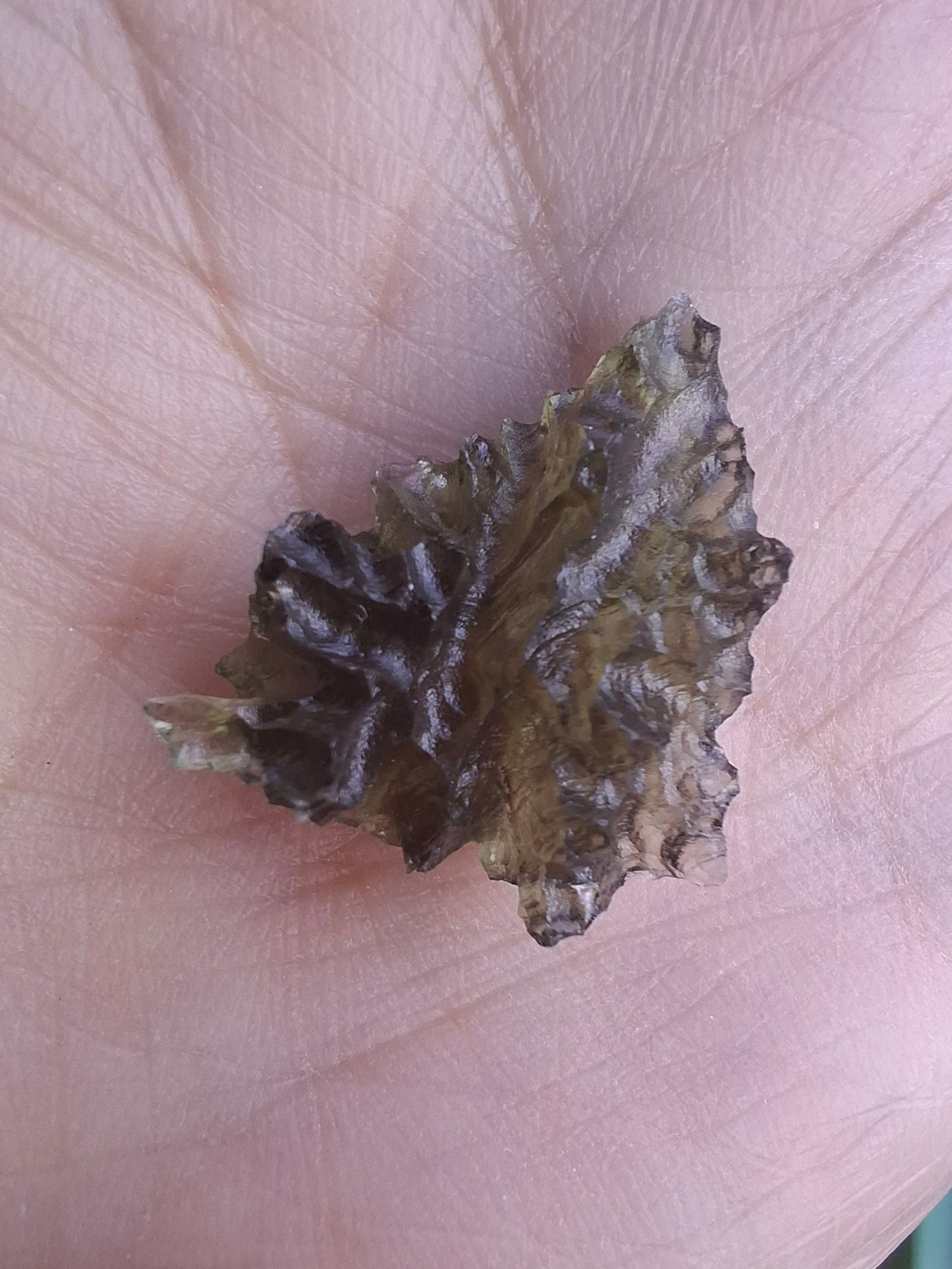 Moldavite Piece, JEZKOVNA BESEDNICE, 1.46g, Tektite (Ref: 1267)