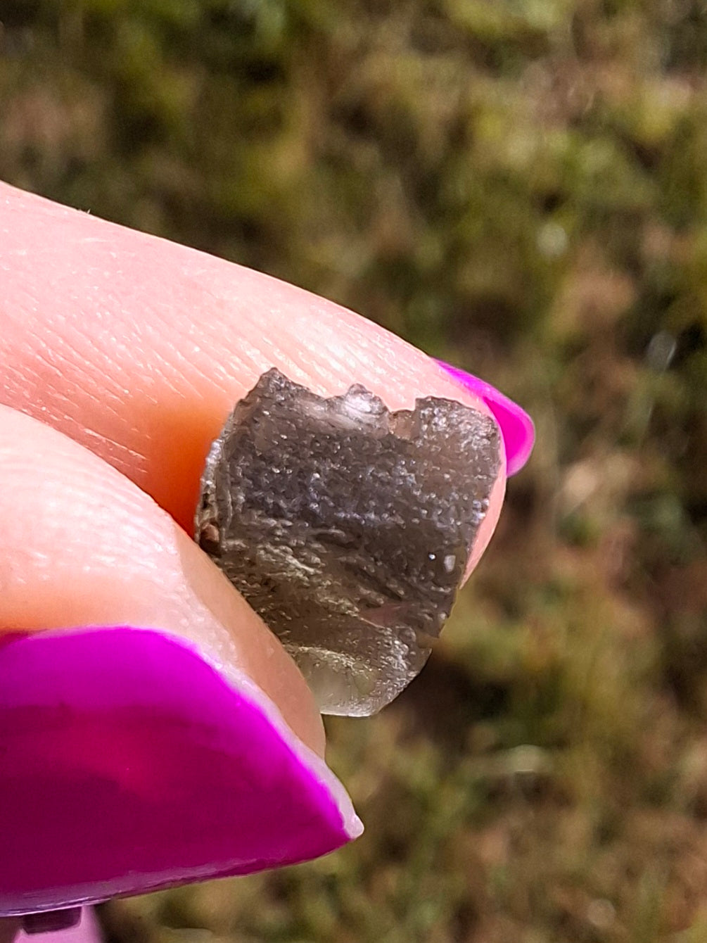 Moldavite Piece, 0.57g, Tektite (Ref: 1439)