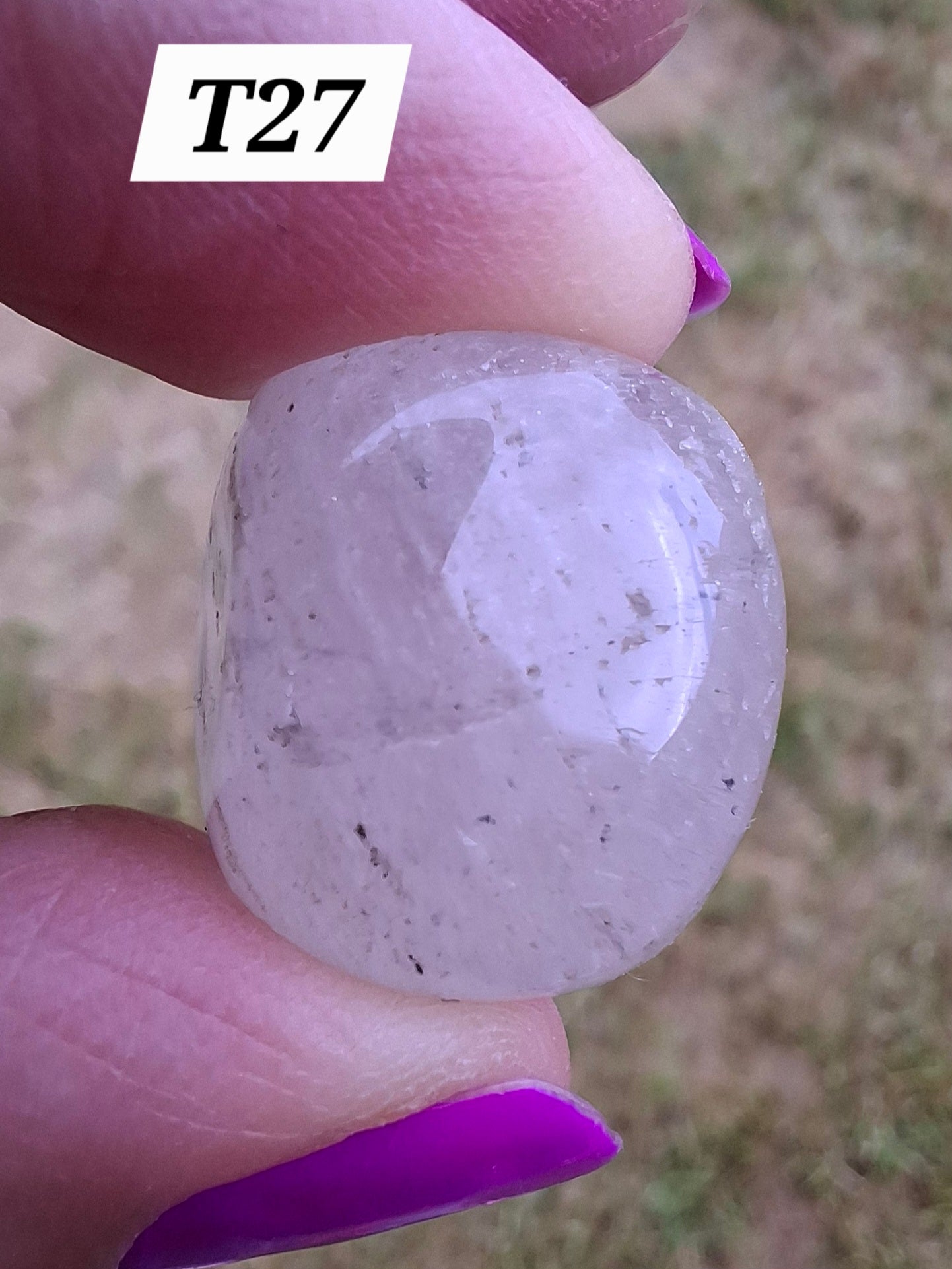 Clear Quartz, Tumble Stone, Crystal (Ref: T27)