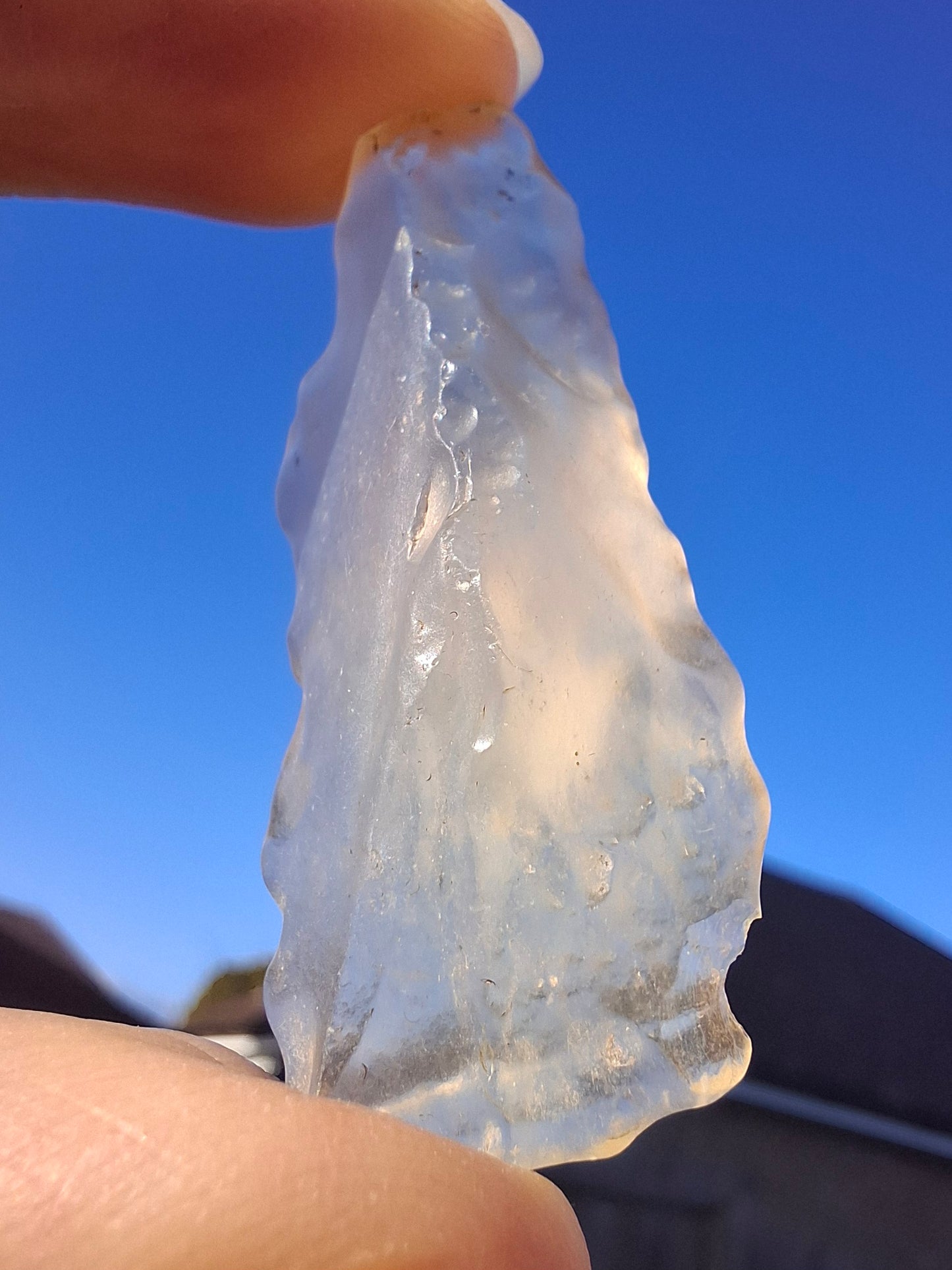 Libyan Desert Glass Piece, 7.46g, Tektite (Ref: LE5)