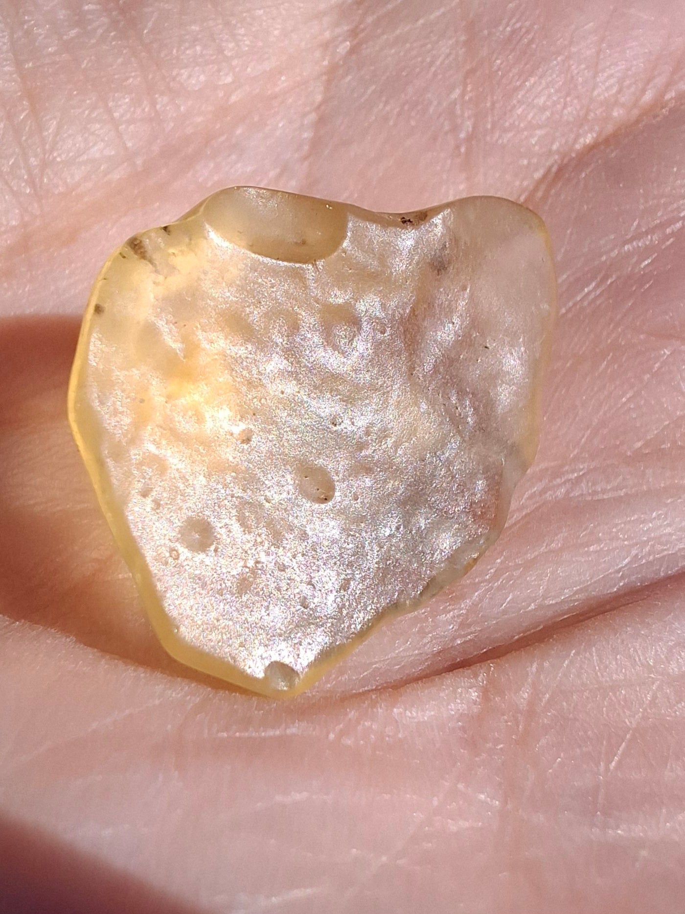 Libyan Desert Glass Piece, 4.76g, Tektite