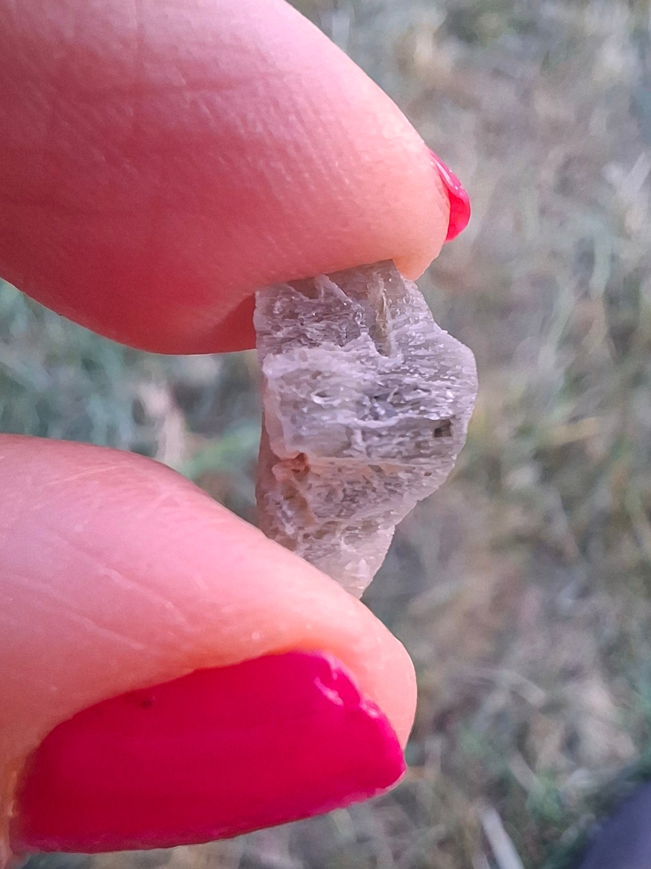 Moldavite Piece, SNOWFLAKE, FROSTED, BRUSNA, 0.64g, Tektite (Ref: 1502)
