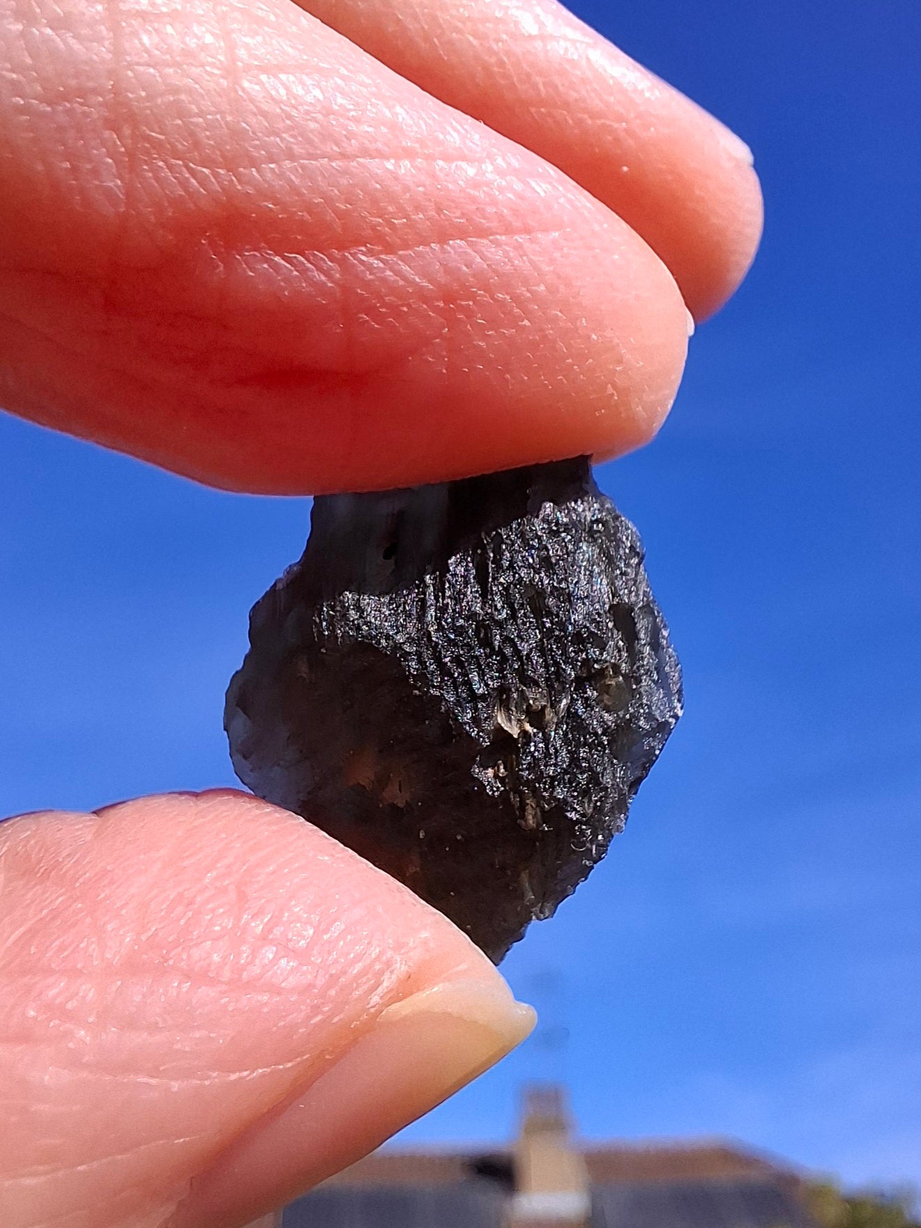Moldavite Piece, 1.76g, Tektite (Ref: 1342)