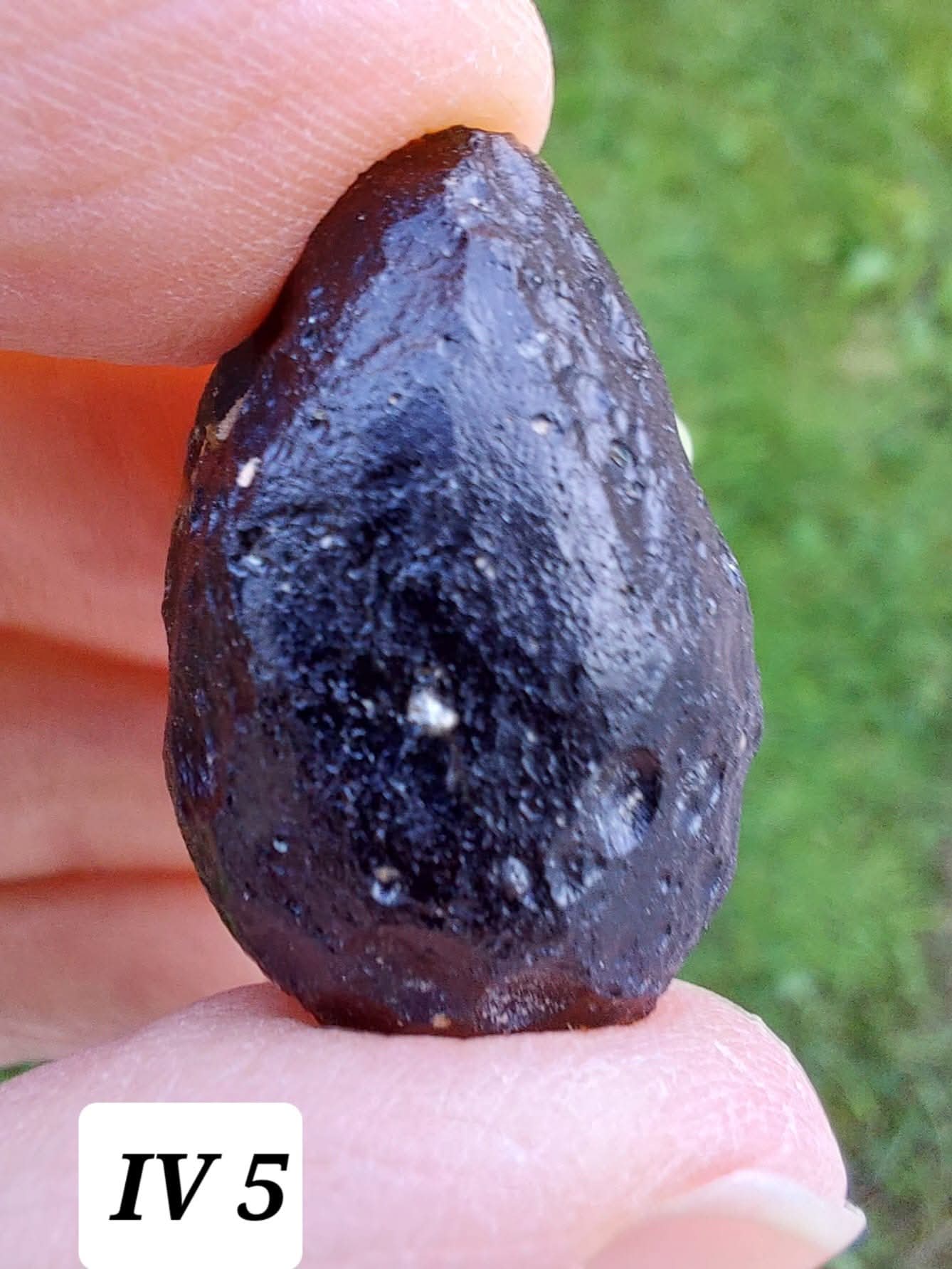 Ivory Coast (Ivorite), RAREST TEKTITE IN THE WORLD, 8.88g, Tektite (Ref: IV5)