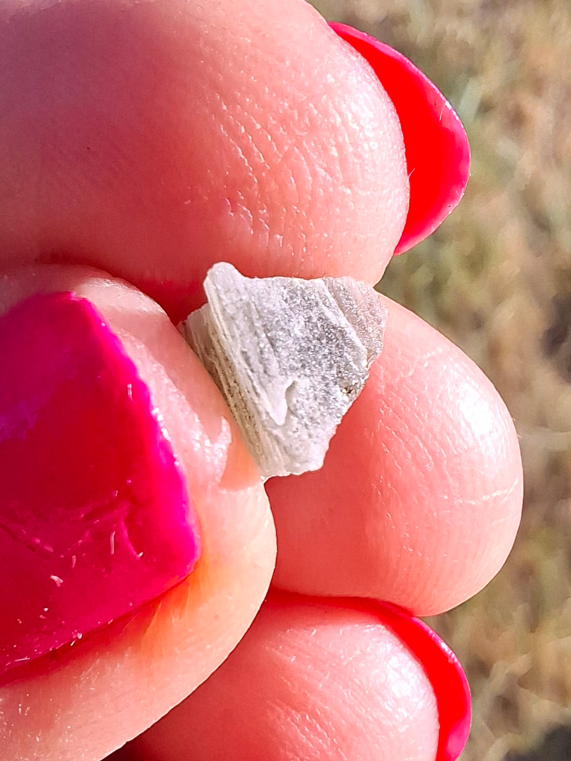 Moldavite Piece, SNOWFLAKE, FROSTED, BRUSNA, 0.36g, Tektite (Ref: 1506)