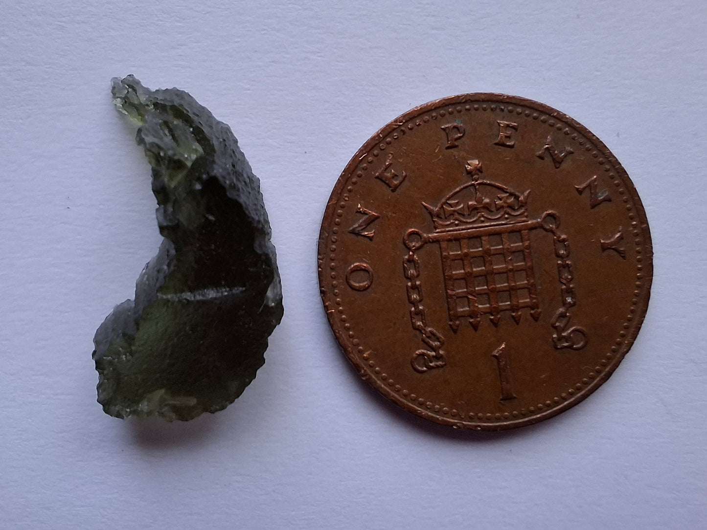 Moldavite Piece, 1.25g, Tektite (Ref: 1470)