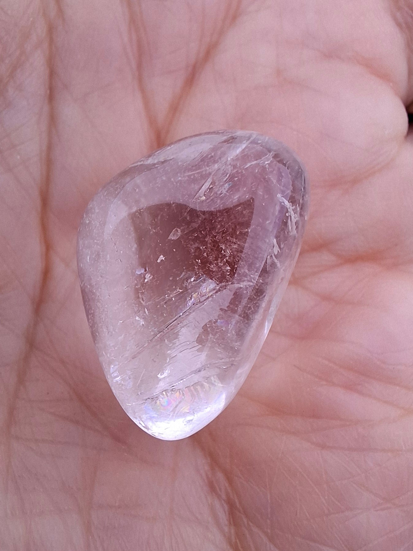 Clear Quartz, Tumble Stone, Crystal (Ref: T32)