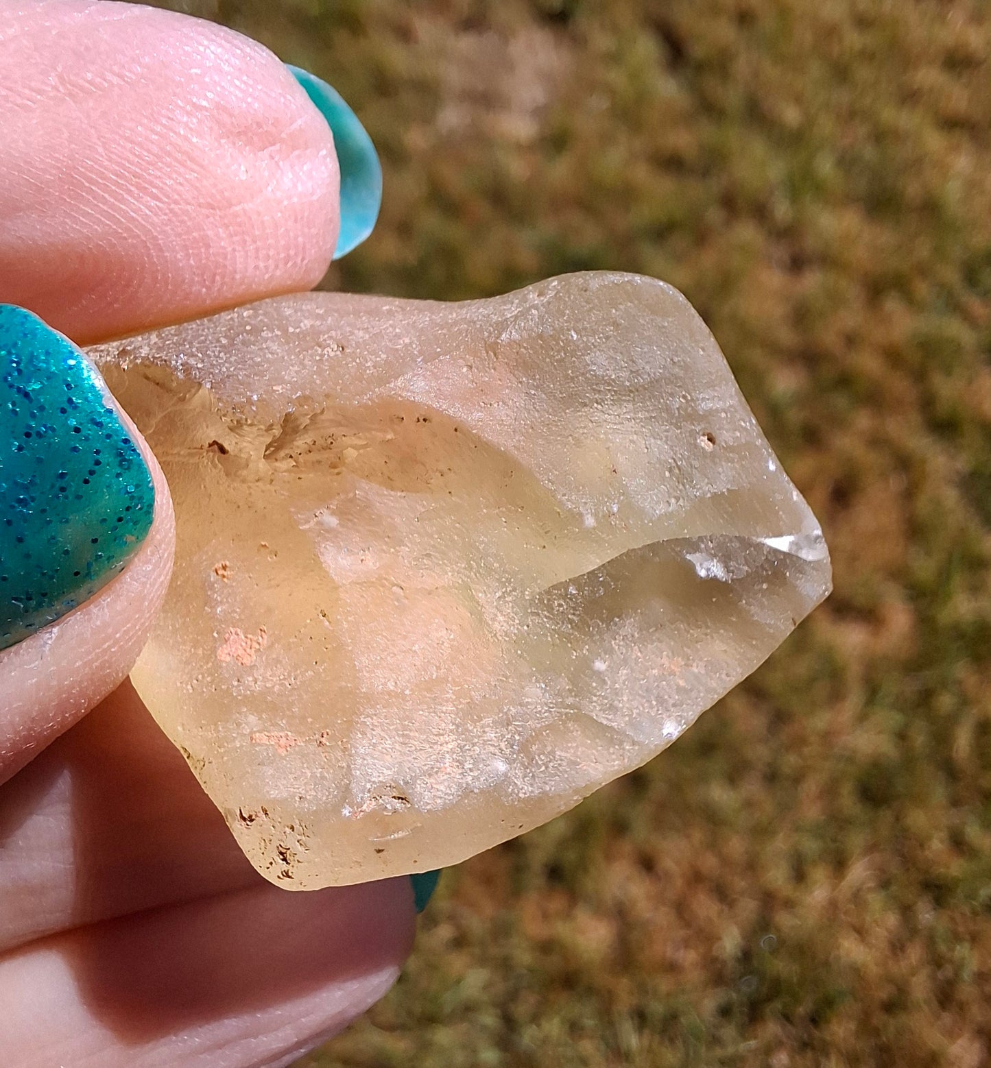 Libyan Desert Glass Piece, 12.30g, Tektite