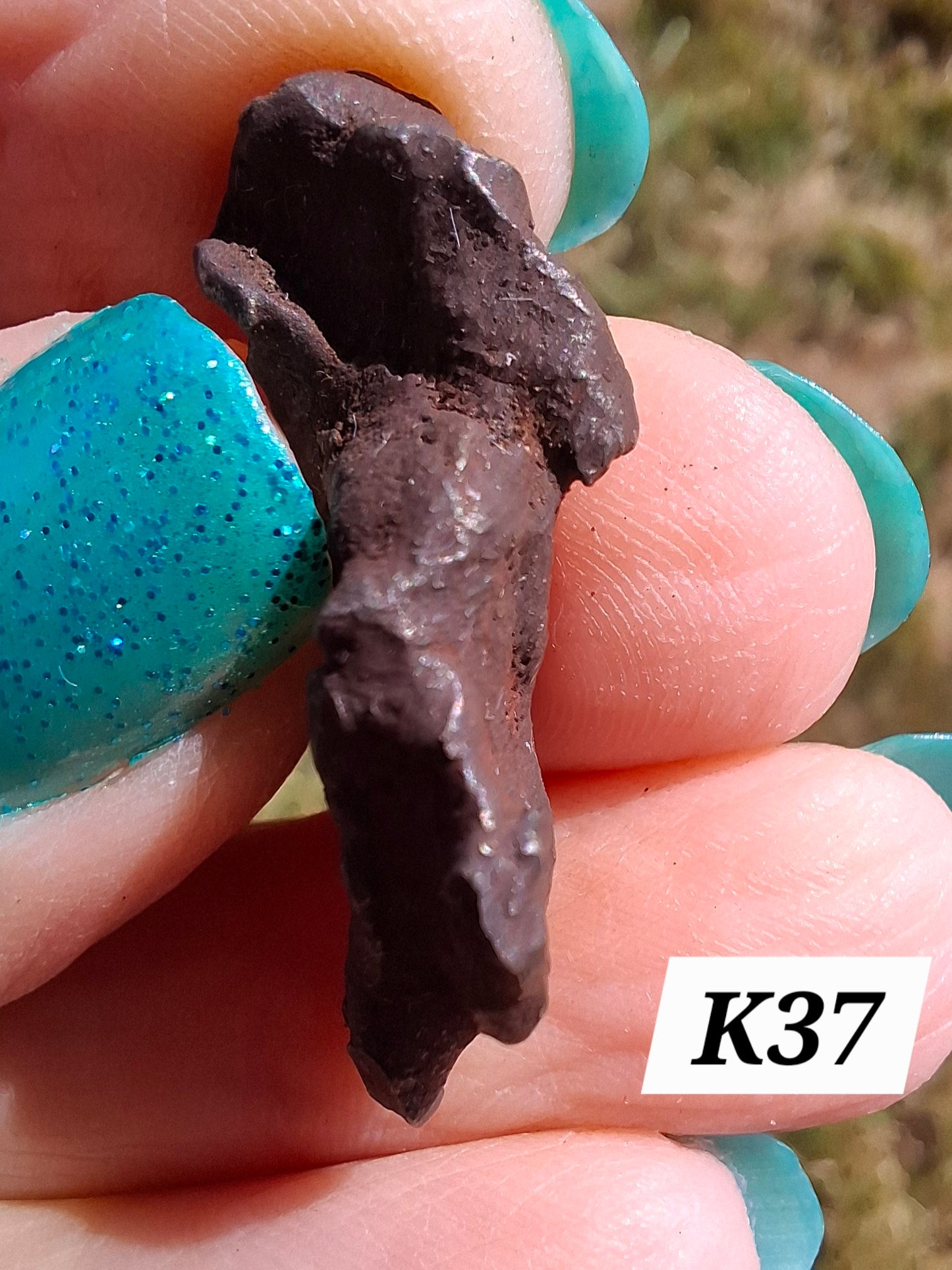 Gebel Kamil Iron Meteorite, 10.78g (Ref: K37)