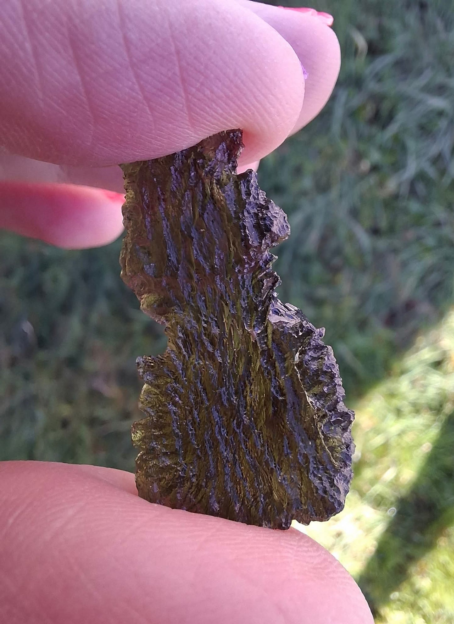Moldavite Piece, PARYZ, 3.65g, Tektite (Ref: 1299)