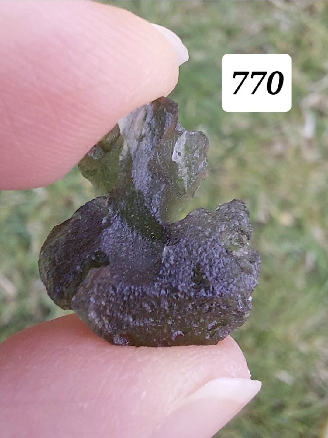 Moldavite Piece, 1.84g, Tektite (Ref: 770)