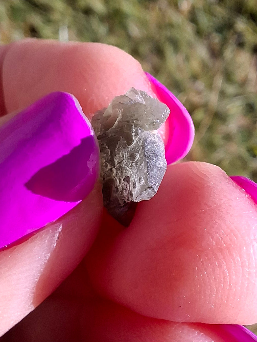 Moldavite Piece, 0.78g, Tektite (Ref: 1451)