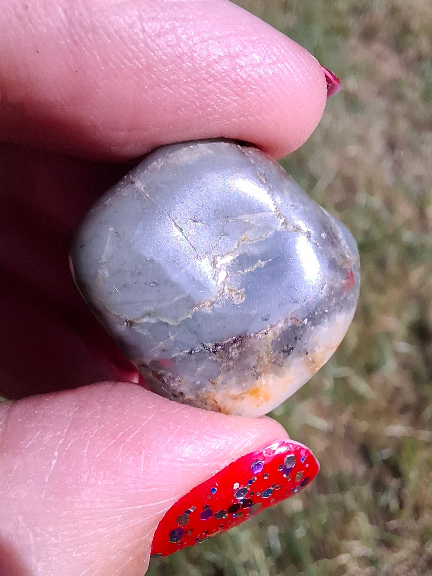 African Blood Stone, Tumble Stone, Crystal (Ref: T174)