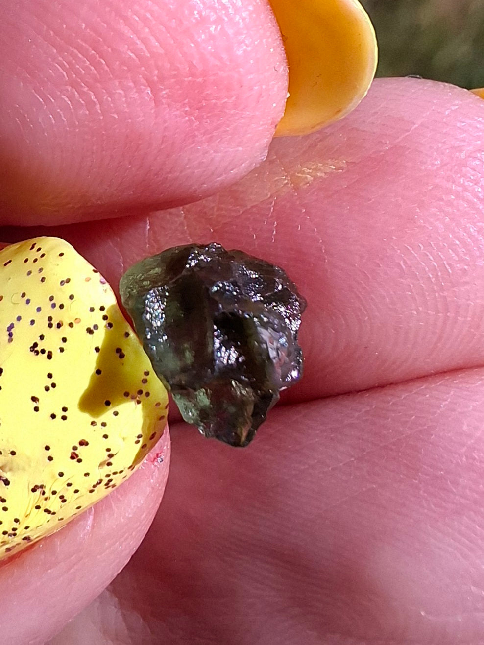 Moldavite small Piece, 0.40g, Tektite (Ref: 1479)
