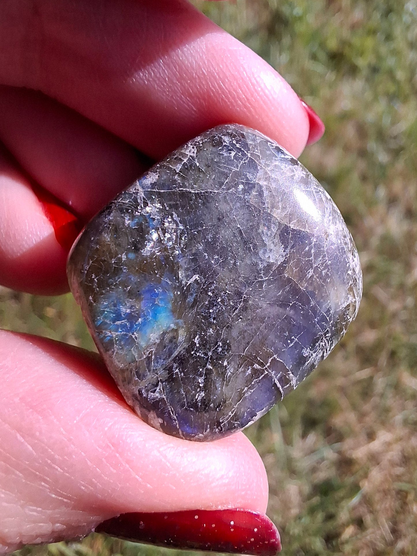 Labradorite, Tumble Stone, Crystal (Ref: T211)