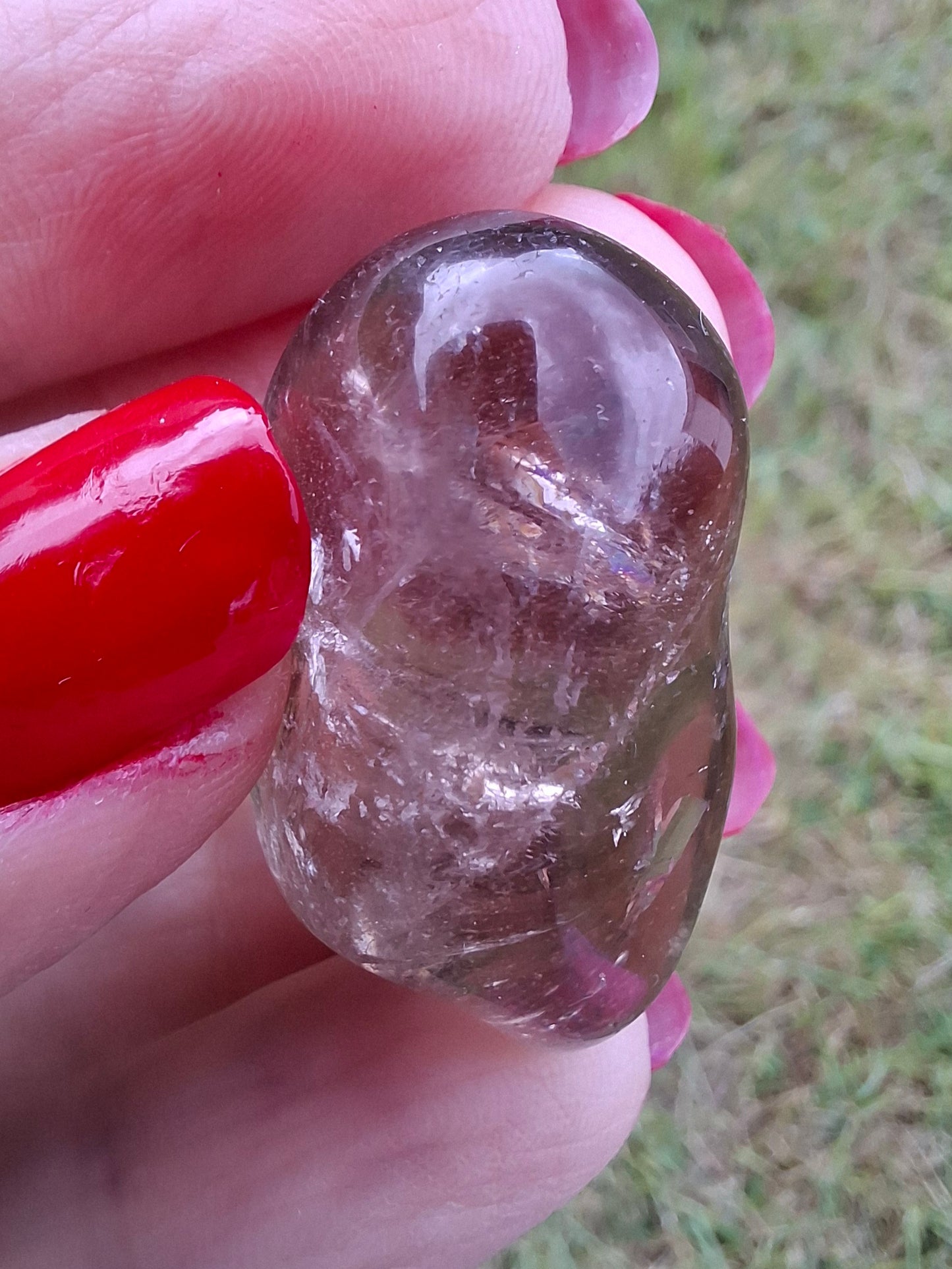 Smoky Quartz, Tumble Stone, Crystal (Ref: T104)