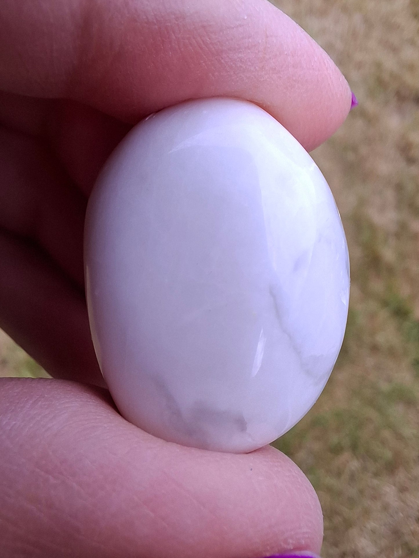 Howlite, Tumble Stone, Crystal (Ref: T38)