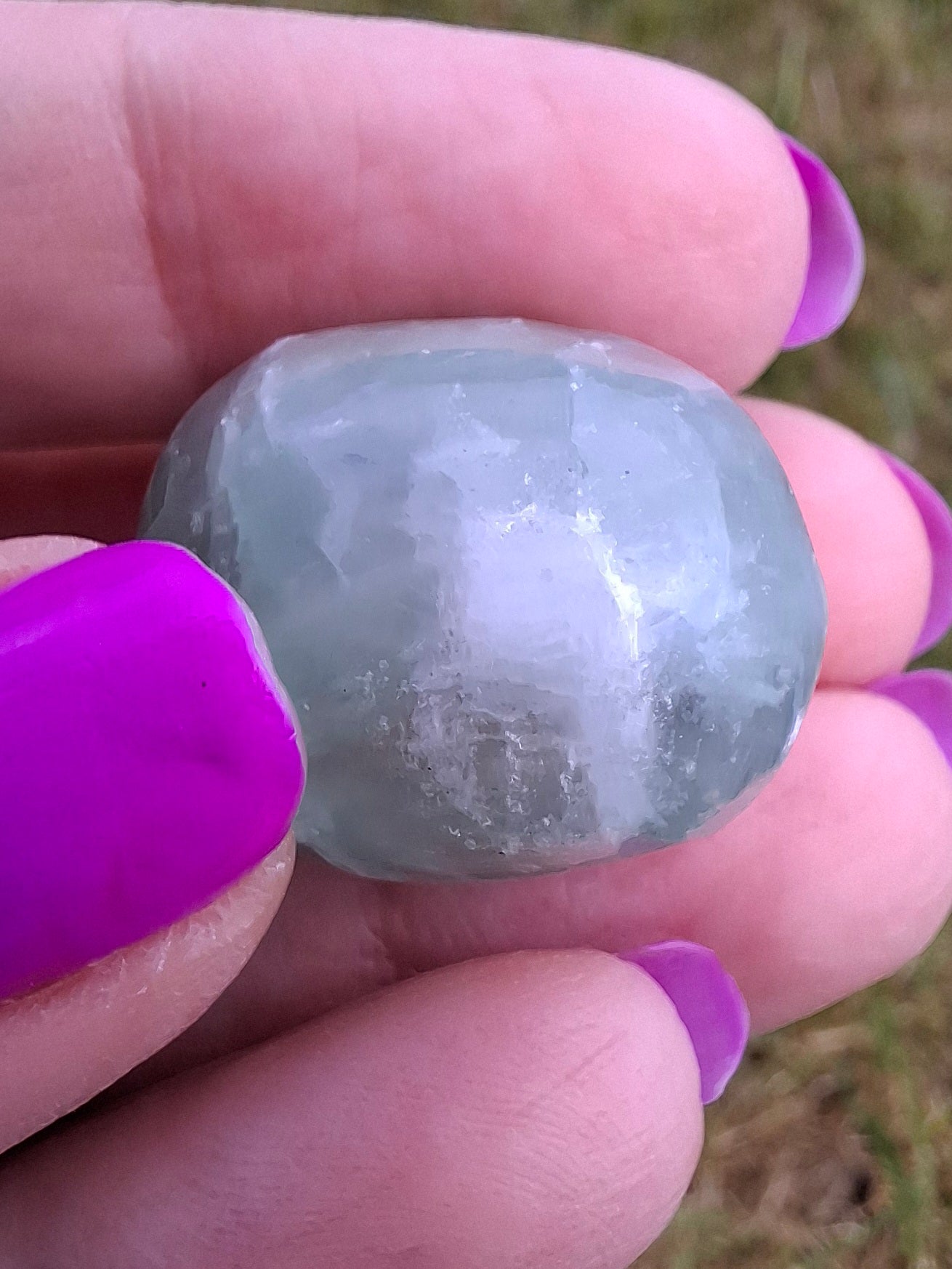 Fluorite, Tumble Stone, Crystal (Ref: T51)