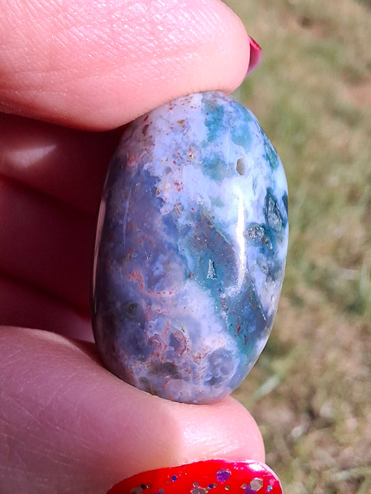 Ocean Jasper, Tumble Stone, Crystal (Ref: T200)
