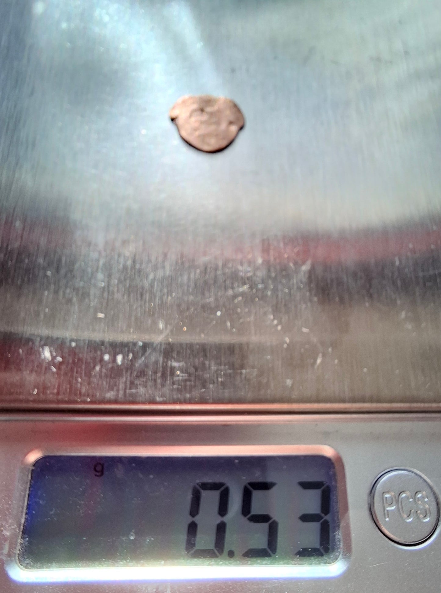 Native Copper Nugget, 0.53g, (Ref: COP10)