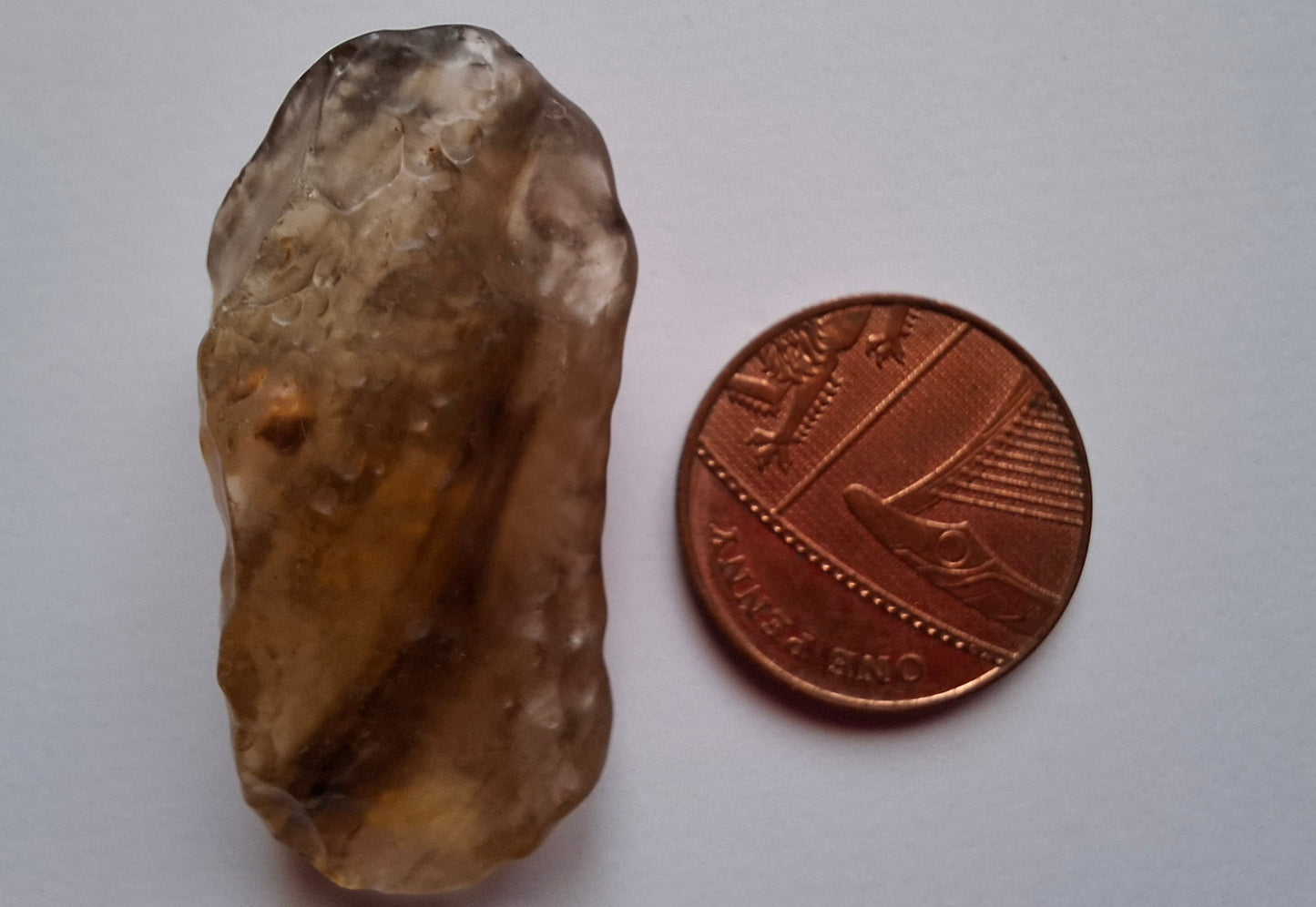 Libyan Desert Glass (darker) Piece, 8.76g, Tektite (Ref: L1367)
