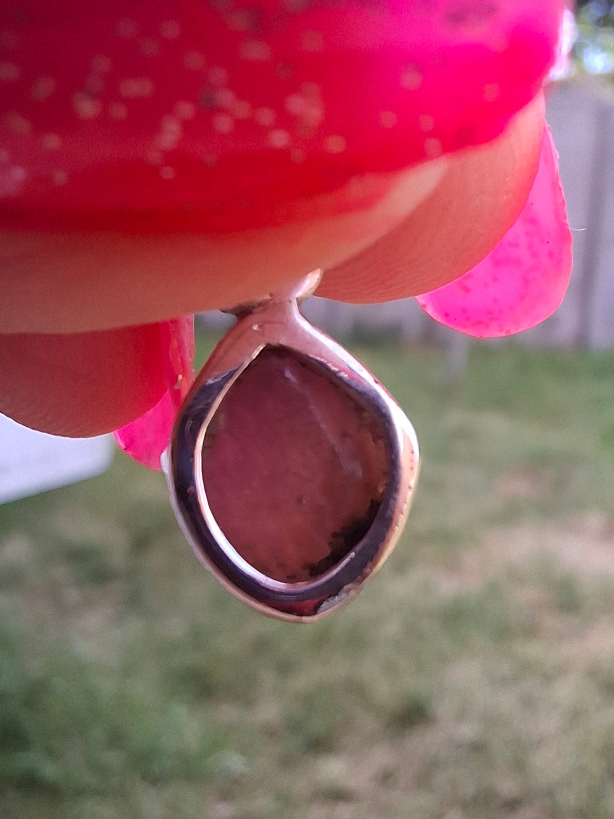 Pink Tourmaline Pendant, 925 Silver, Crystal (Ref: PT79)
